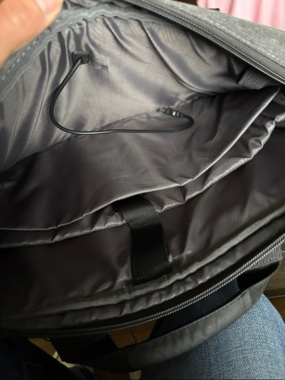 HP Men's Gray Laptop Briefcase - Professional Commuter Bag